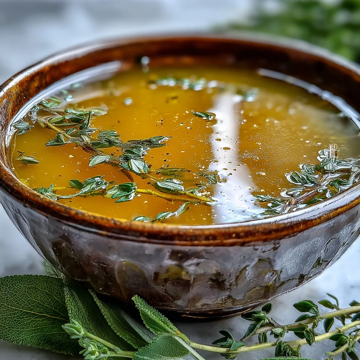 Pouring the golden Vegetable Broth From Scraps through a fine-mesh sieve, catching vibrant carrots, onions, and celery remnants.