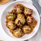 Ofen gebackene deutsche Frikadellen