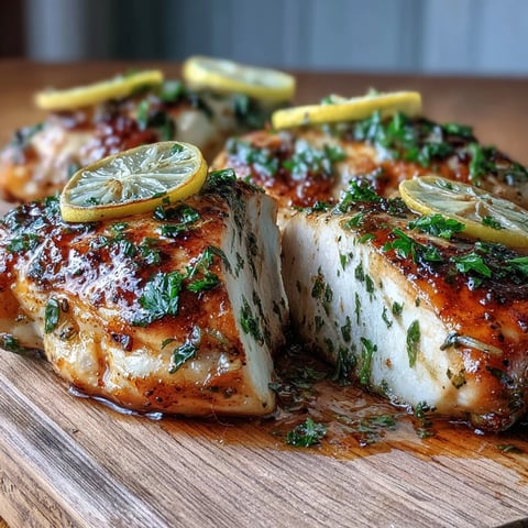 Goldbraun gebackene Oven Baked Chicken Breast auf einem mit Karotten und Brokkoli belegten Teller.