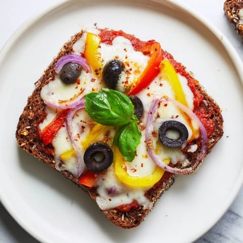 Marble Rye Pizza Toast #42