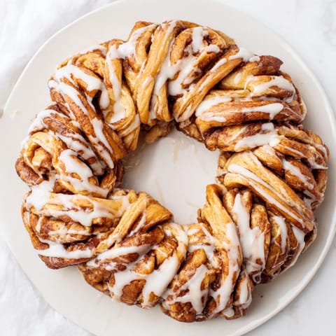 Zimtschnecken Pull-Apart Kranz #98