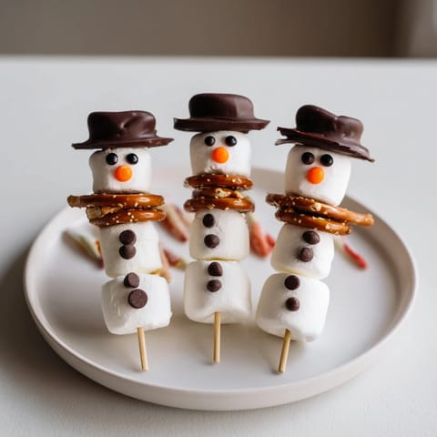 Marshmallow Schneemann Sticks #102