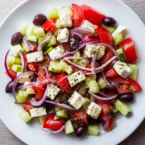 Mediterranean Salat frisch lecker