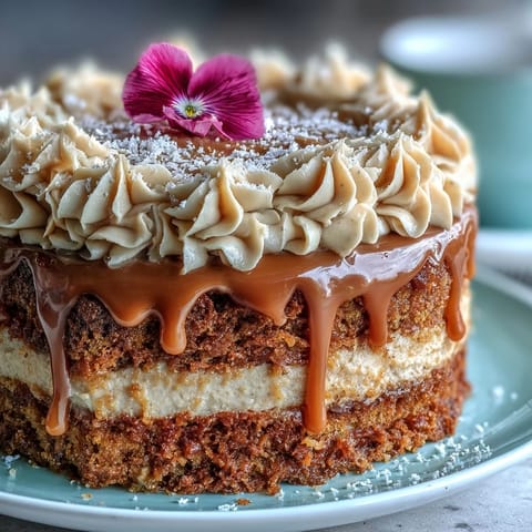 1. Taurus Cake: Ein erdtonfarbener Butterscotch-Layer-Kuchen mit floraler Buttercreme und natürlichen Farbtönen, dekoriert mit essbaren Blumen und Kräutern.  