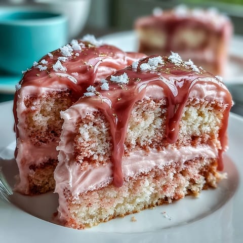 Rosé Velvet Kuchen mit Gold