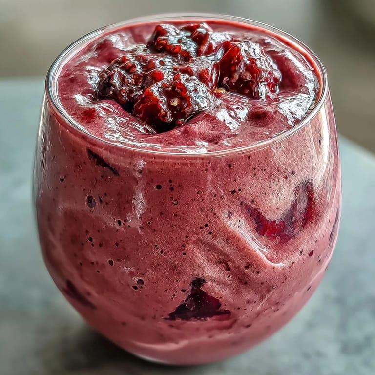 Genießen Sie diesen leckeren Cherry Almond Smoothie, reich an Aromen für jeden Anlass.